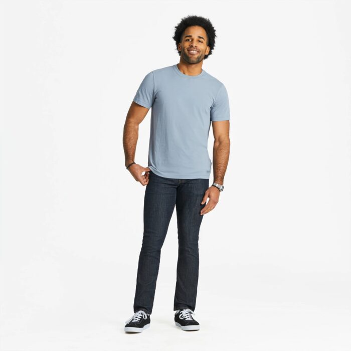 Men's Solid Short Sleeve Crusher-LITE Slim Fit Tee - Image 15