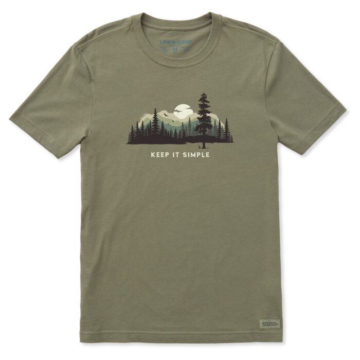 Men's Keep it Simple Evergreen Silo Short Sleeve Crusher-LITE Slim Fit Tee