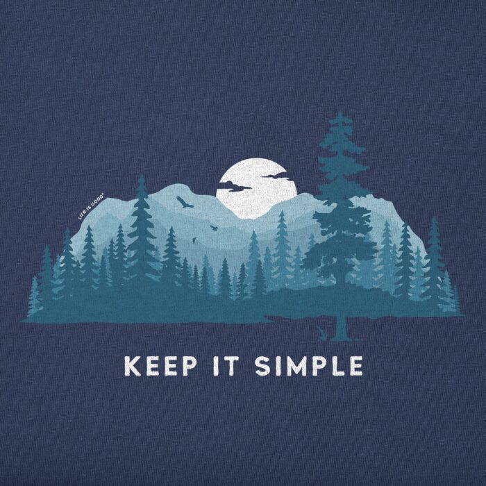Men's Keep it Simple Evergreen Silo Short Sleeve Crusher-LITE Slim Fit Tee - Image 4