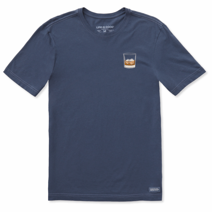 Men's Whiskey Glass Short Sleeve Crusher-LITE Slim Fit Tee