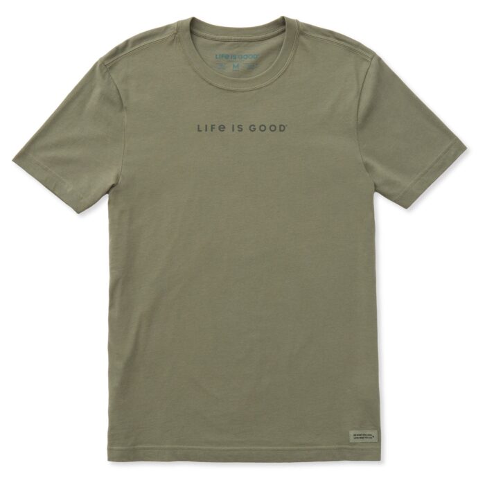Men's LIG Tonal Horizontal Short Sleeve Crusher-LITE Slim Fit Tee - Image 3