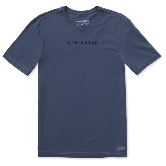 Men's LIG Tonal Horizontal Short Sleeve Crusher-LITE Slim Fit Tee - Image 5