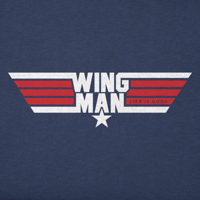 Men's Wing Man Short Sleeve Crusher-LITE Slim Fit Tee - Image 2