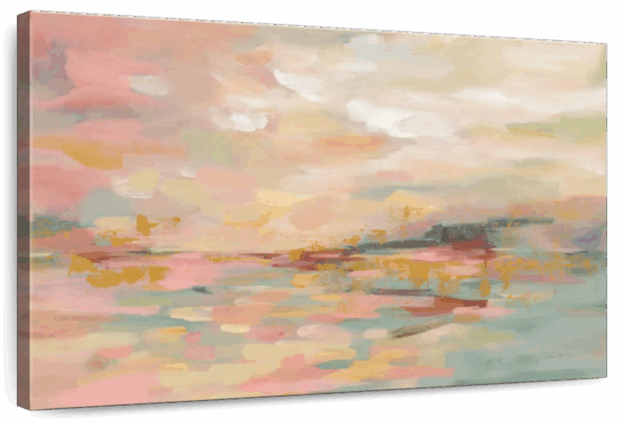 Pink Waves Wall Art