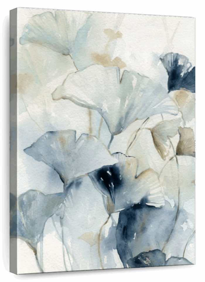 Indigo Ginkgo I Wall Art