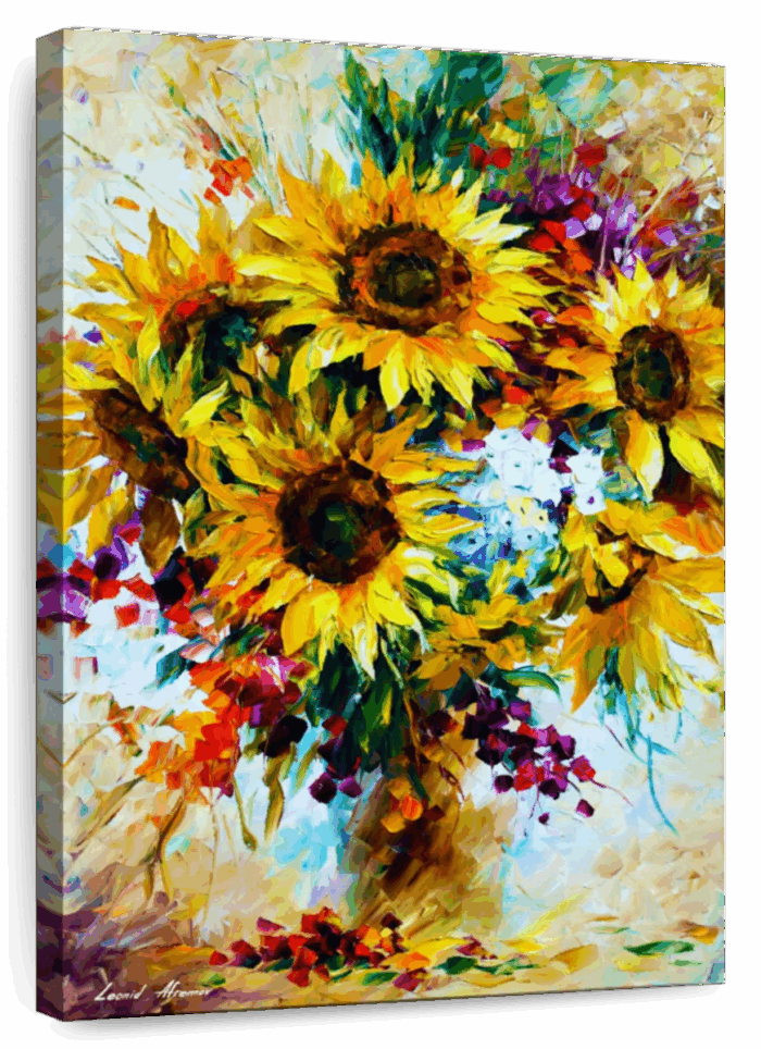 Happy Sunflowers Wall Art